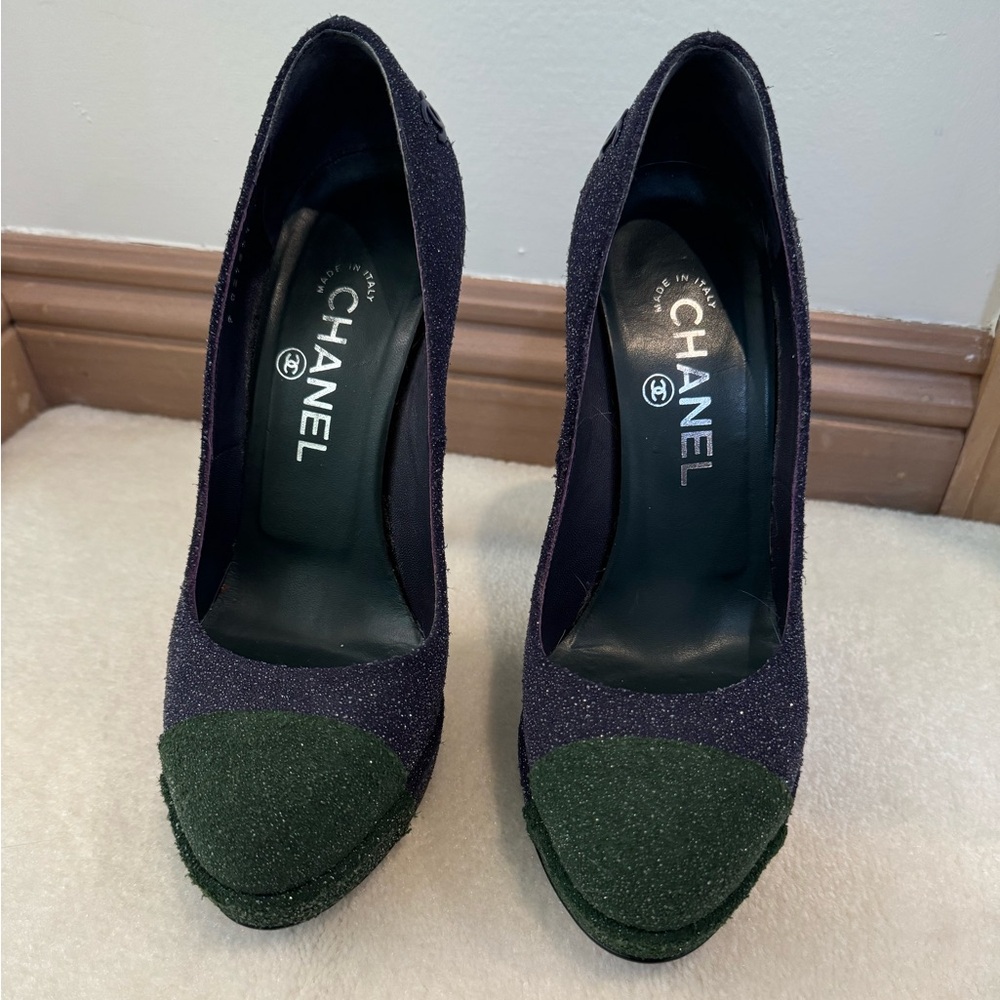 Chanel Sparkle Heels